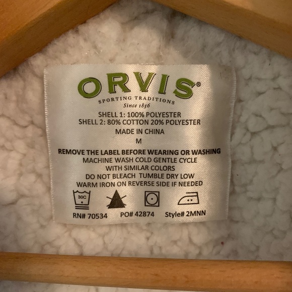 Orvis Sherpa lined vest - Picture 3 of 3